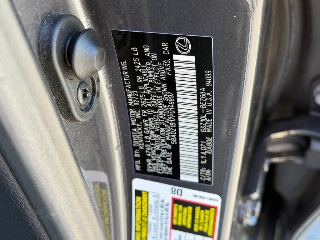 2023 Lexus ES 350 350