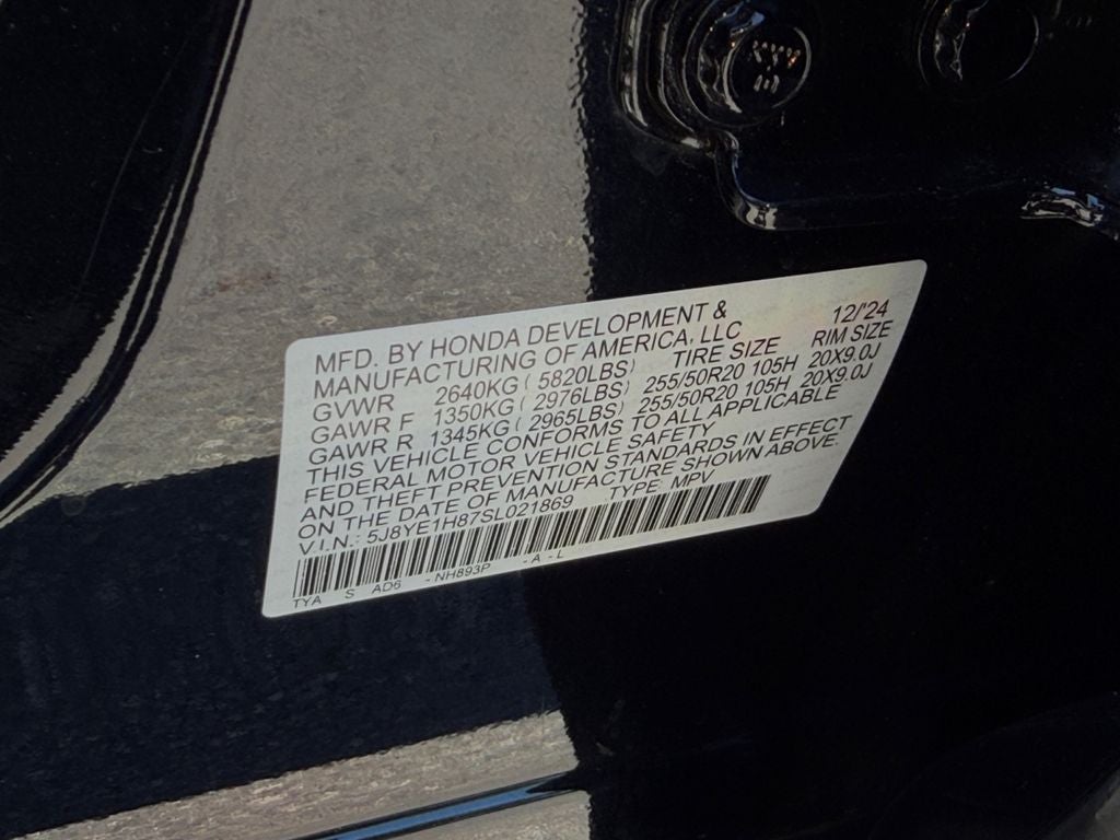 2025 Acura MDX Advance Package