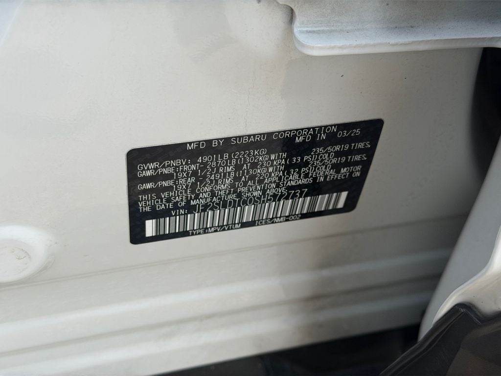 2025 Subaru Forester Touring