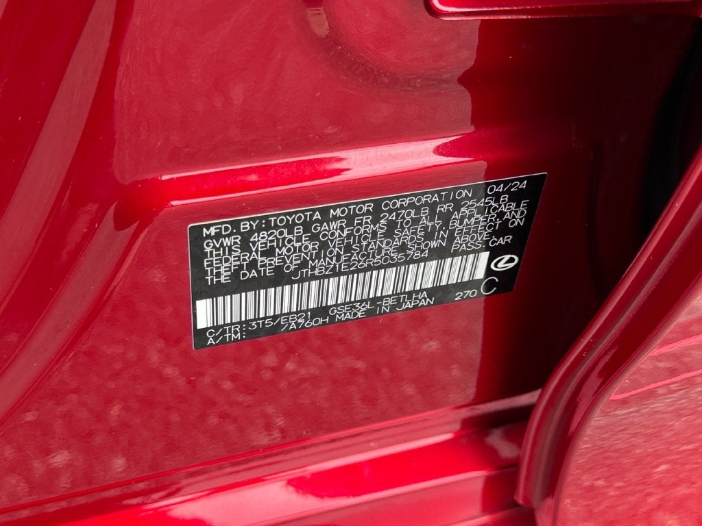 2024 Lexus IS 350 F SPORT Design F SPORT DESIGN AWD