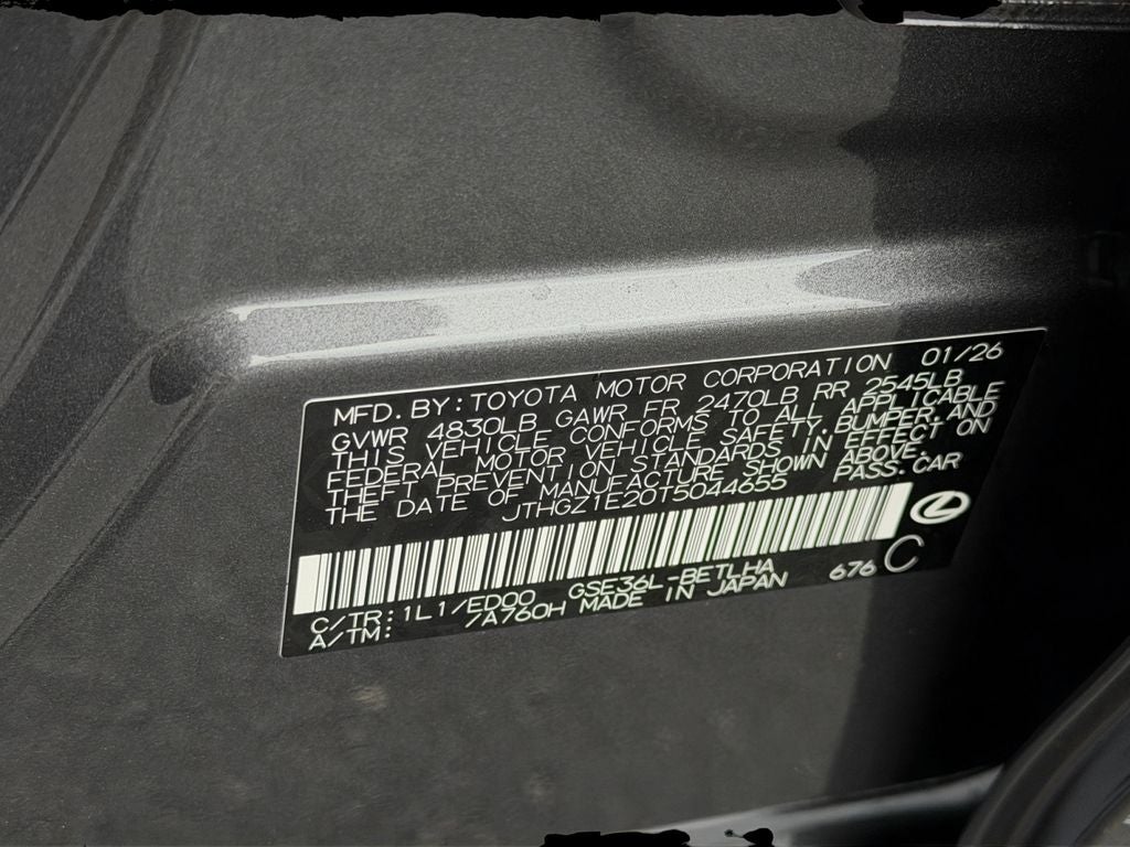 2026 Lexus IS F SPORT AWD