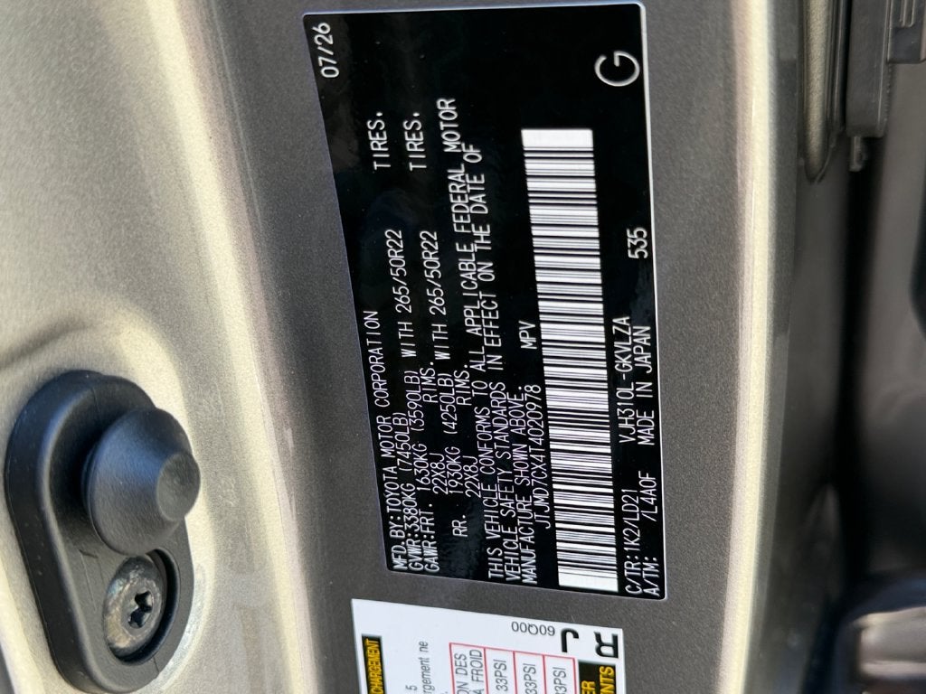 2026 Lexus LX F SPORT HANDLING