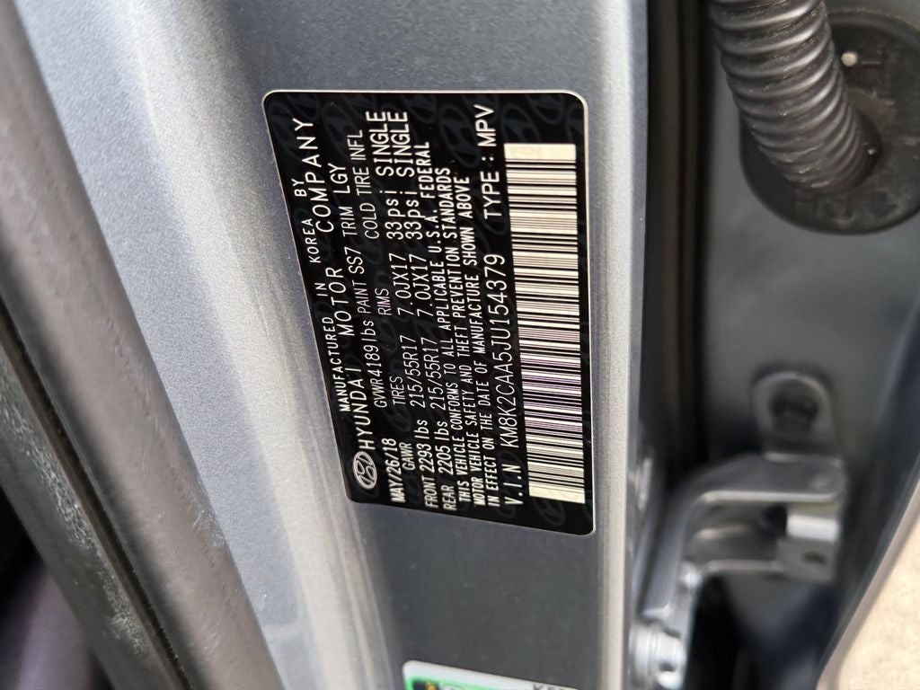 2018 Hyundai Kona SEL