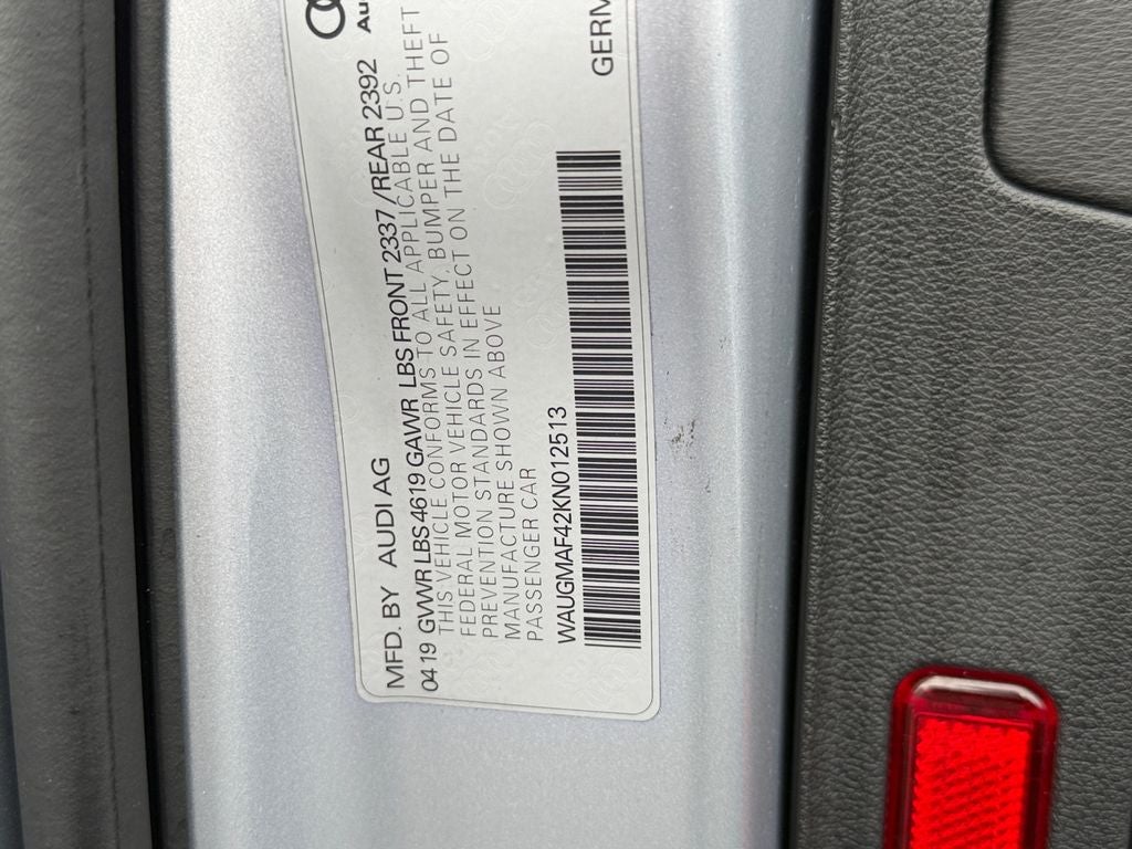 2019 Audi A4 2.0T Titanium Premium