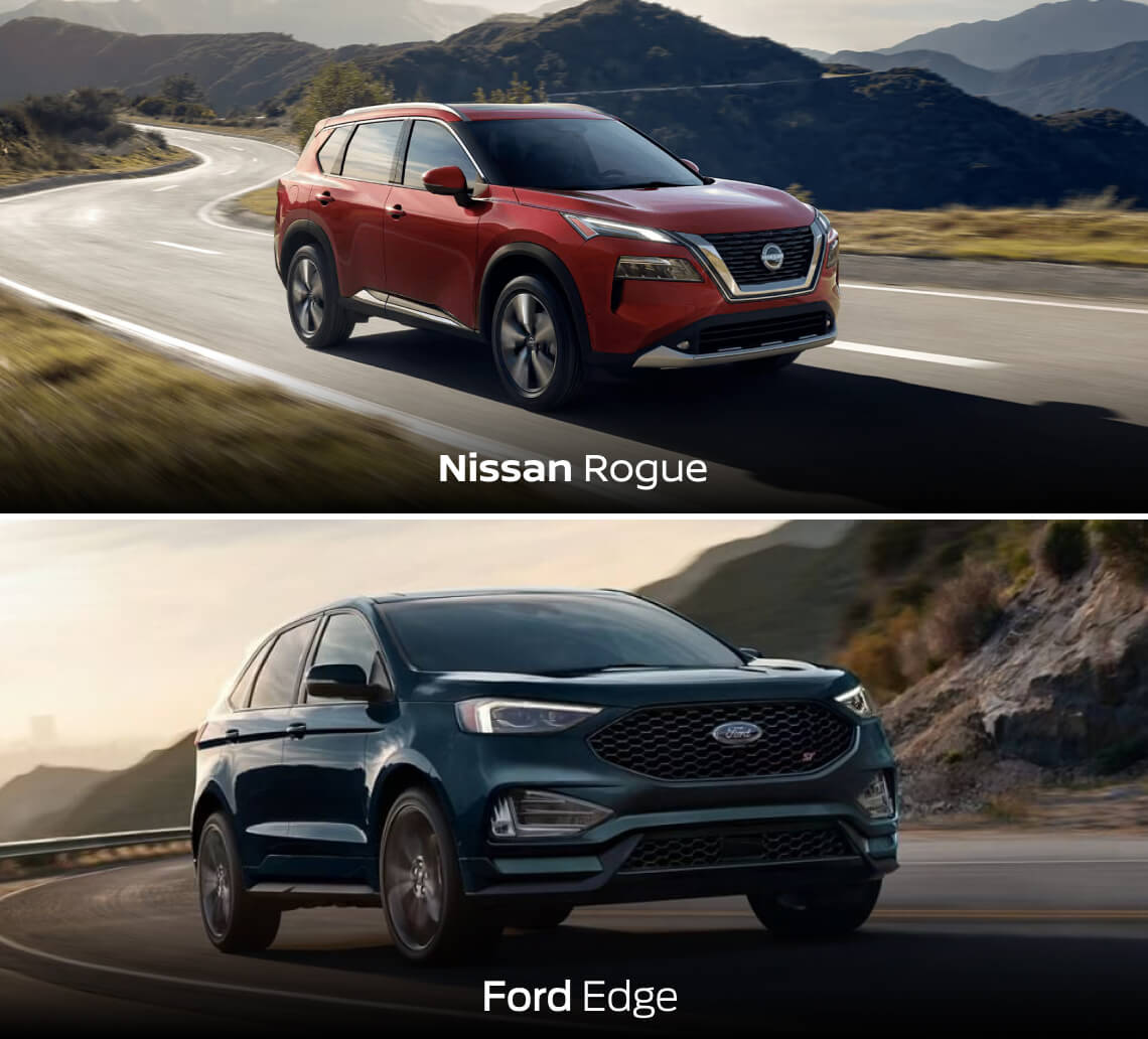 Nissan Rogue vs. Ford Edge Gas Mileage