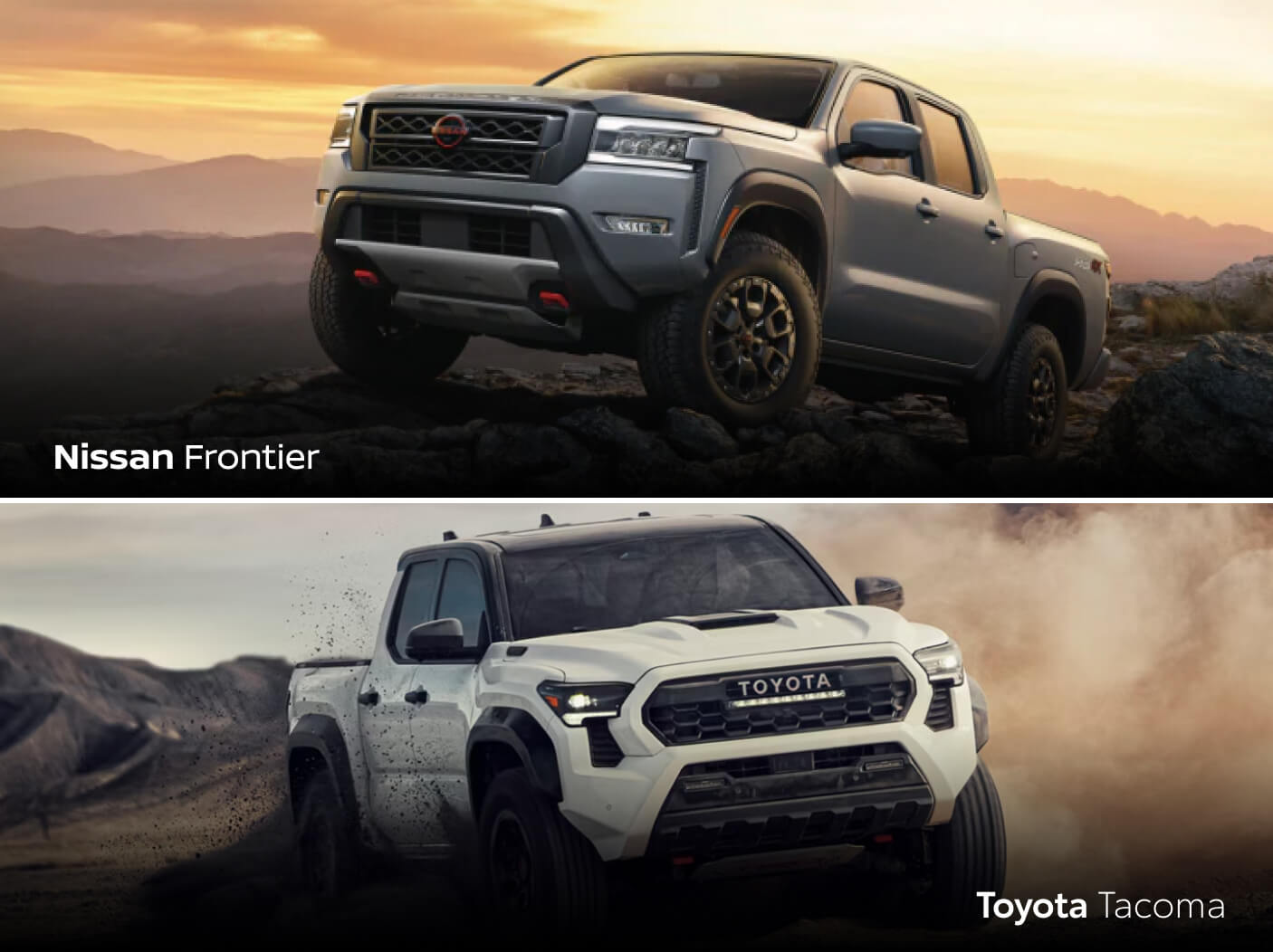 Nissan Frontier vs. Toyota Tacoma Specs & Performance