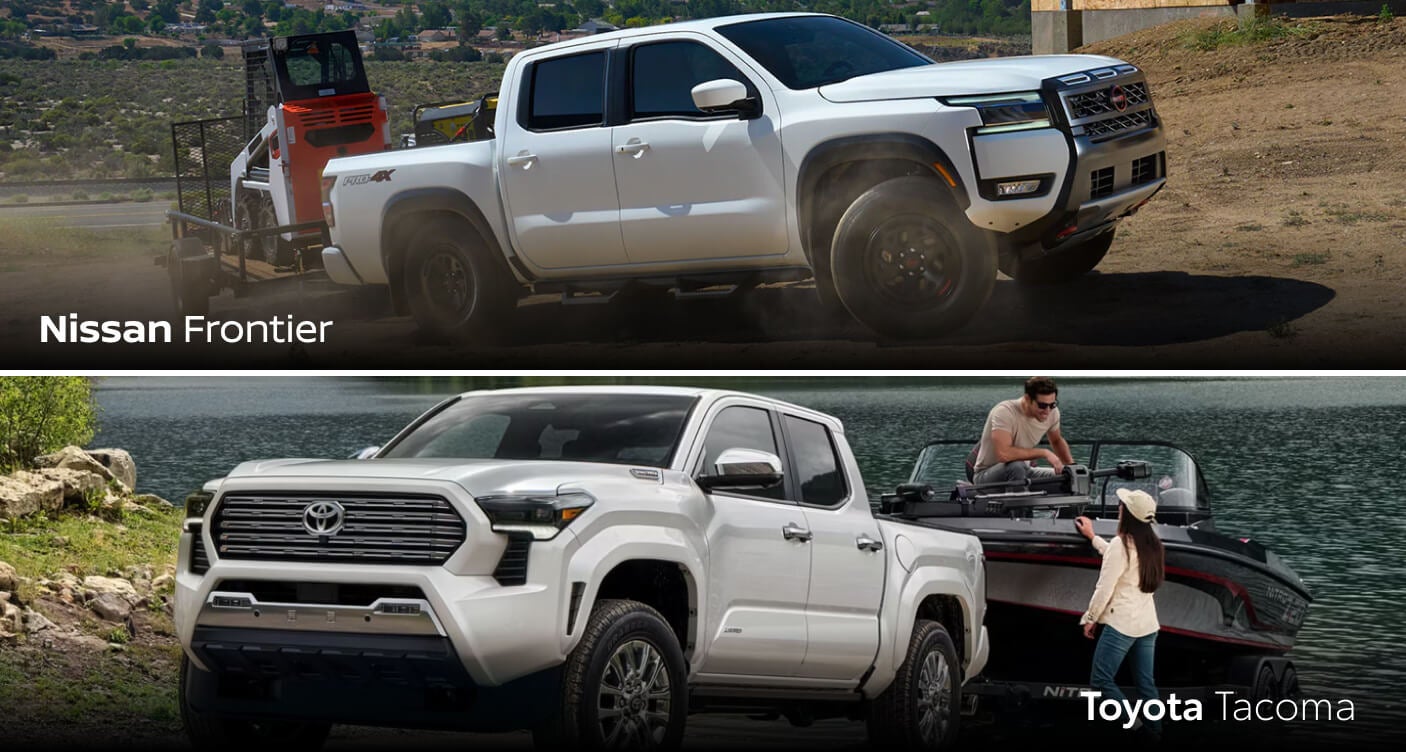 Toyota Tacoma vs. Nissan Frontier Towing & Cargo