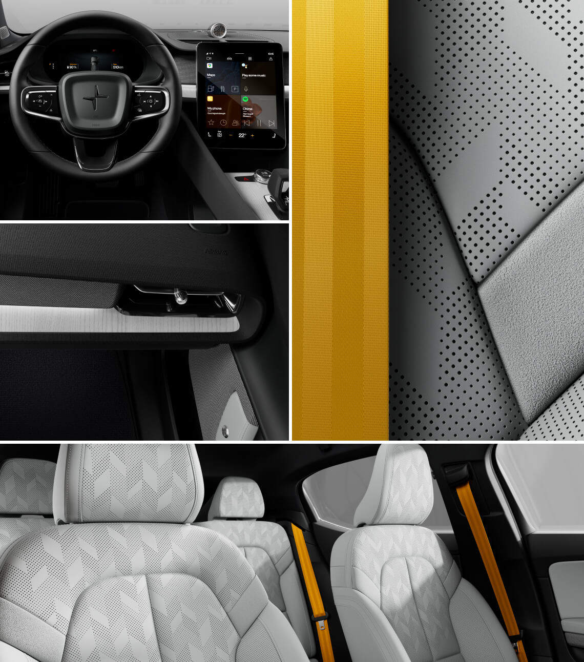 Polestar 2 vs. Tesla Model 3 Interior