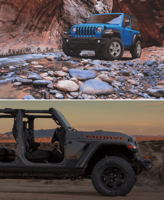 Jeep Gladiator vs. Wrangler Towing Capacity & Engine Specs
